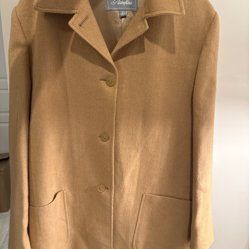 Pendleton Women's Camel Pea Coat - image 1